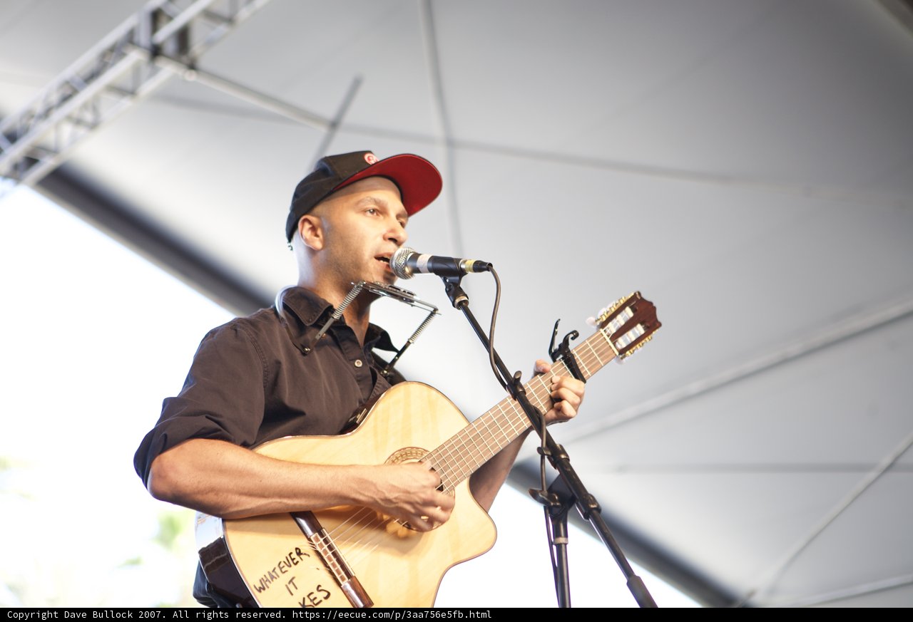Tom Morello Rocks the Stage with His Guitar and Mic