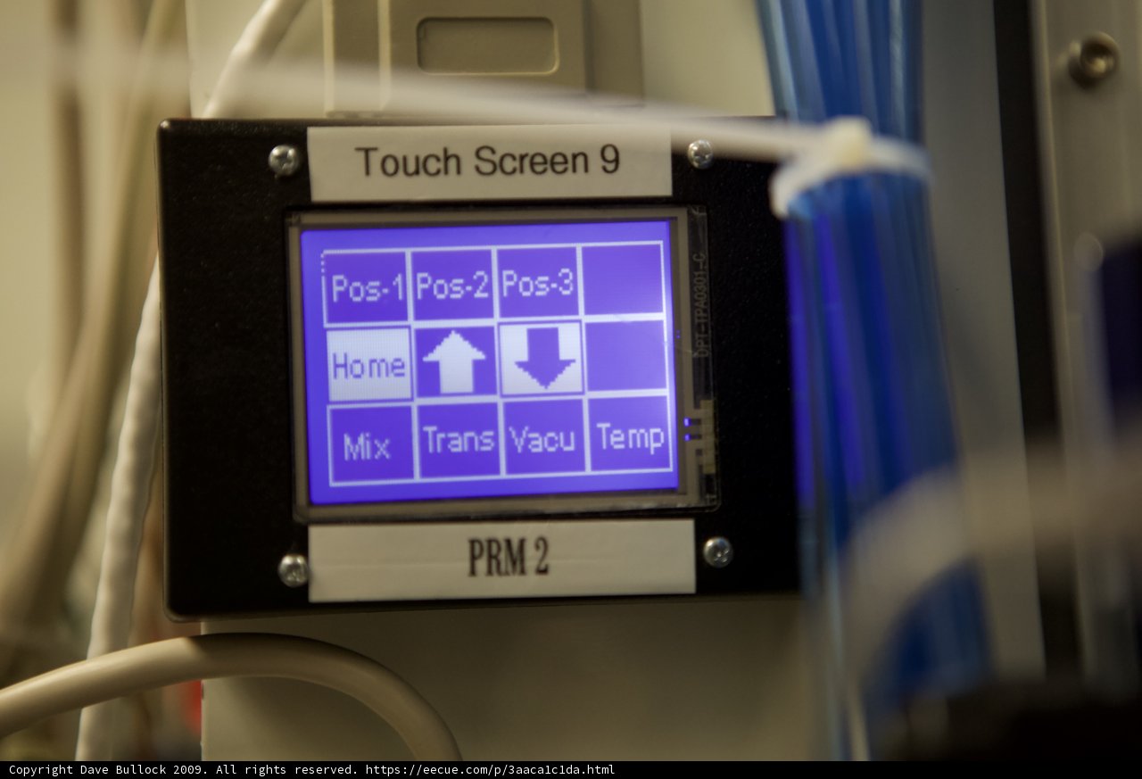 Message on Touch Screen
