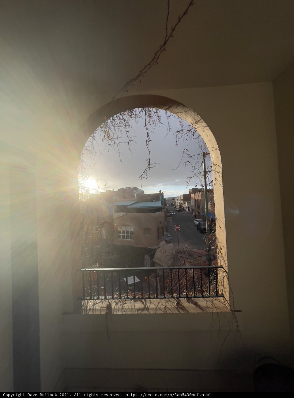 Sun Flare through Archway