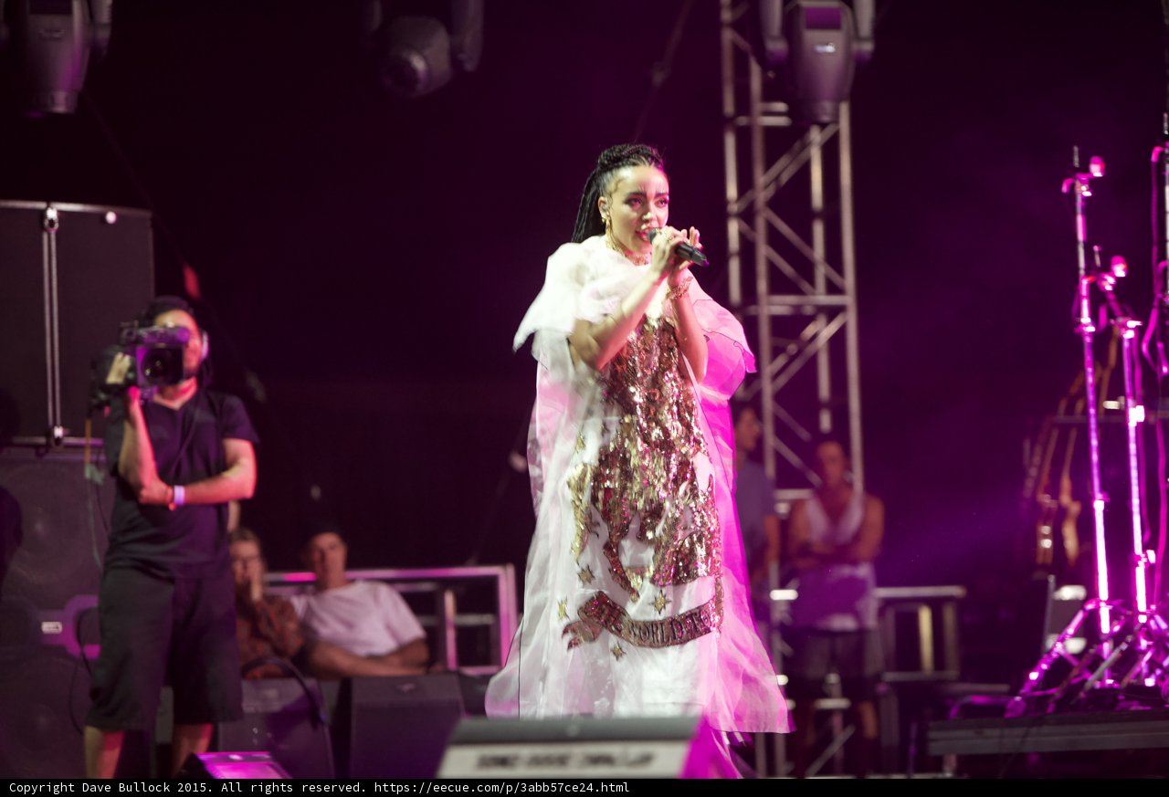 Captivating Singing on Coachella Stage
