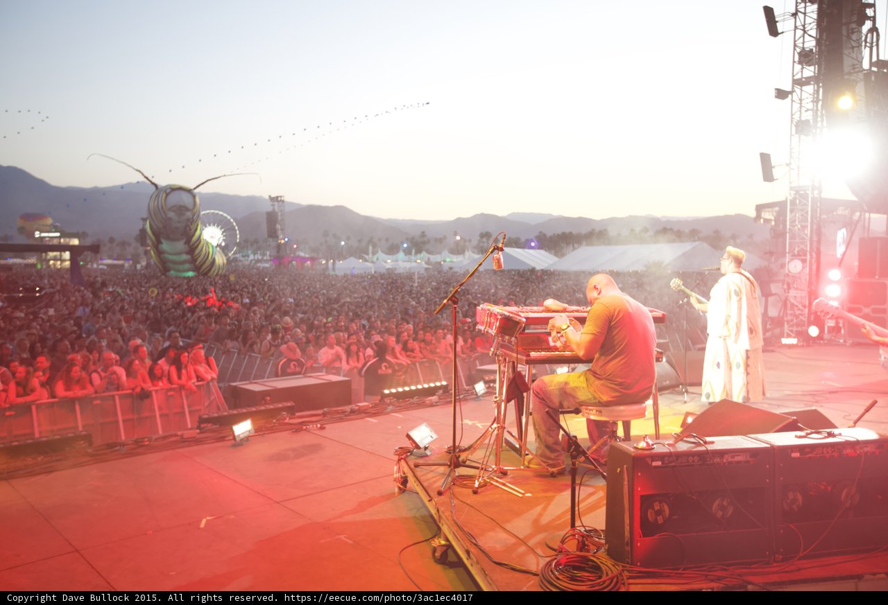 Keyboardist takes the stage
