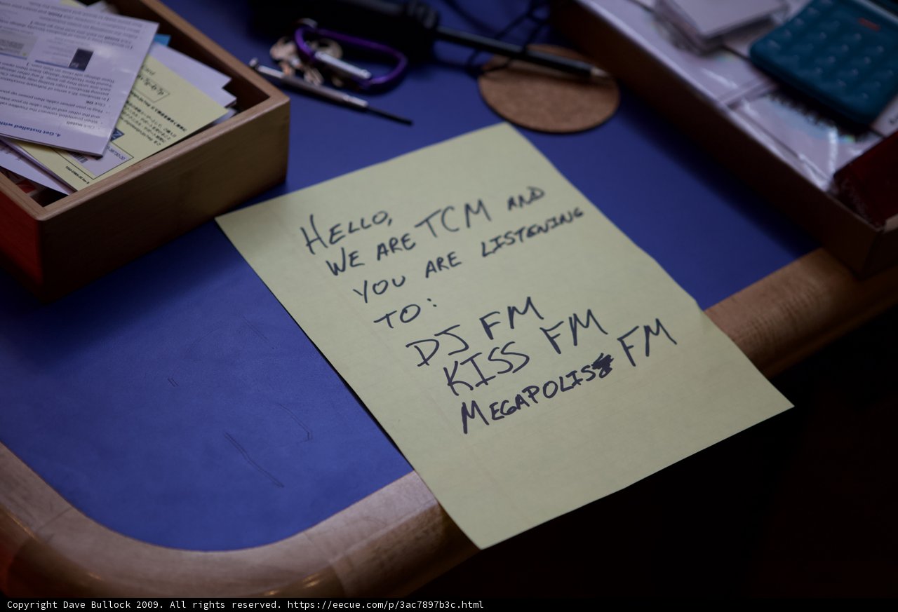 Radio Station Note