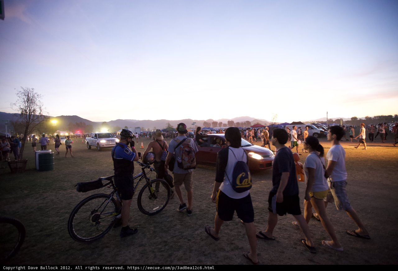 Walking through the Festival