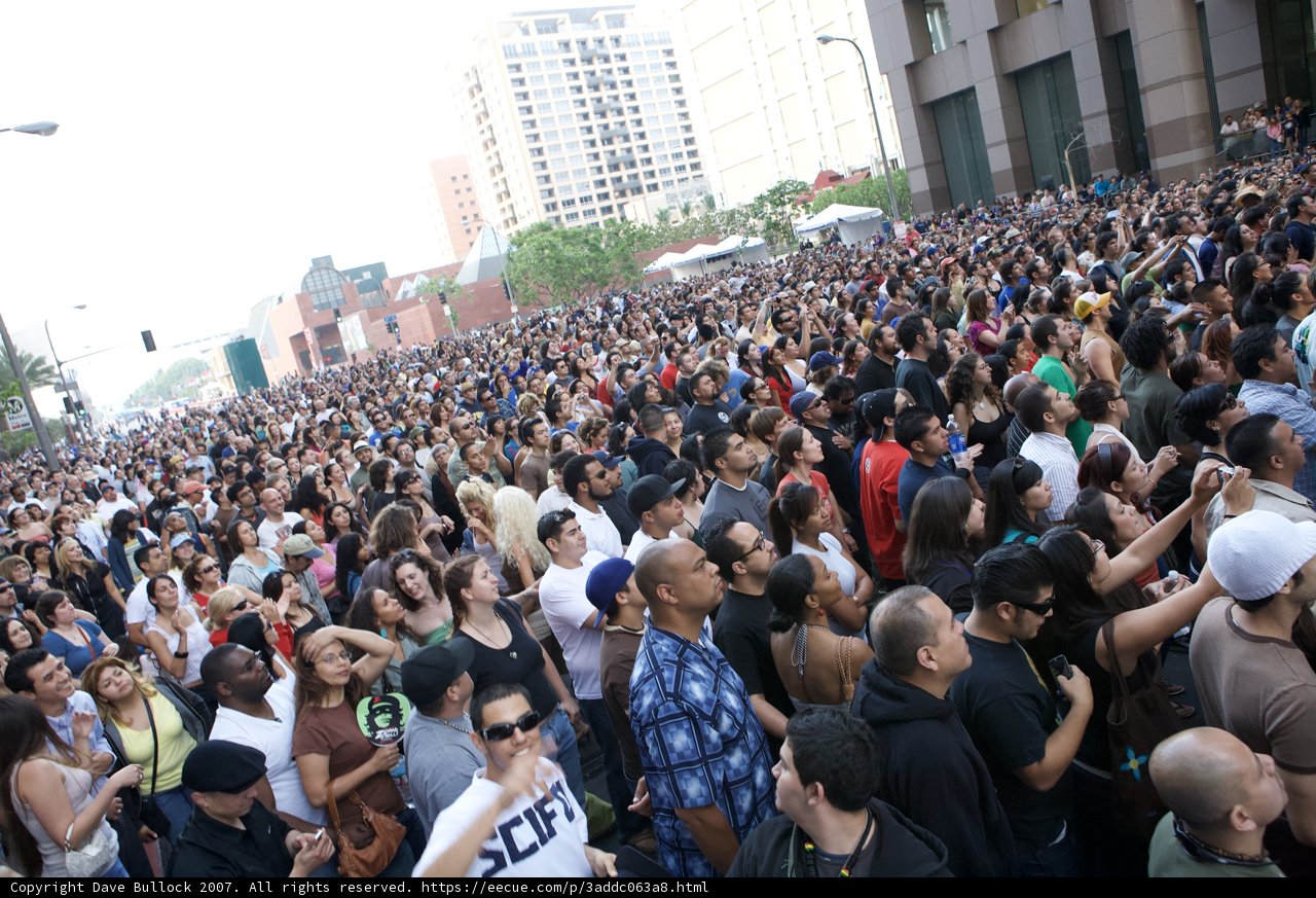 A Sea of People in the City