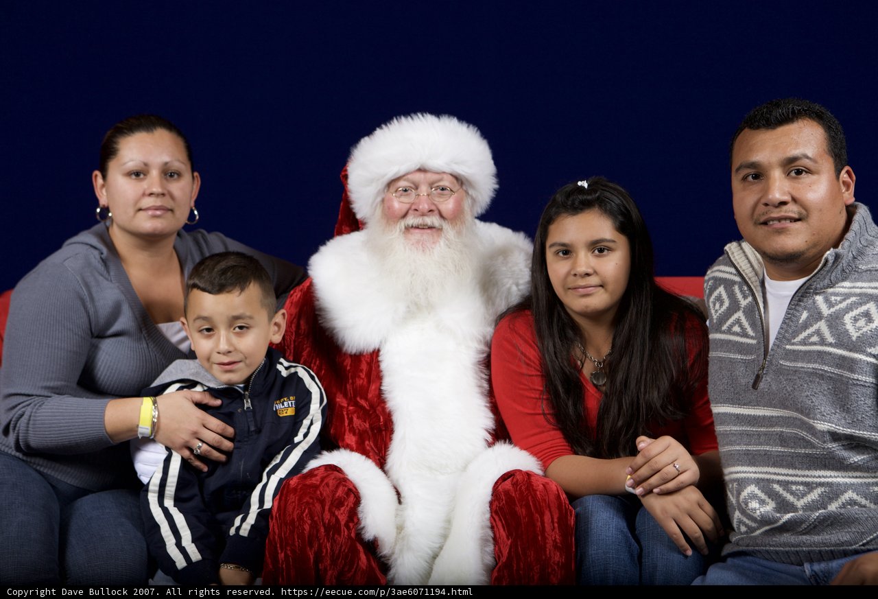 Family Christmas with Santa