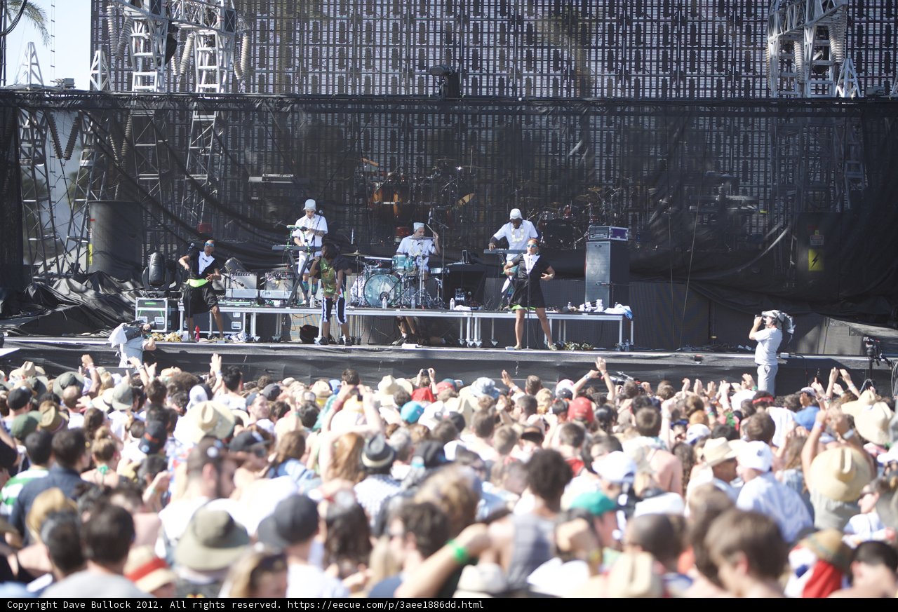 Santigold Rocking Coachella Stage