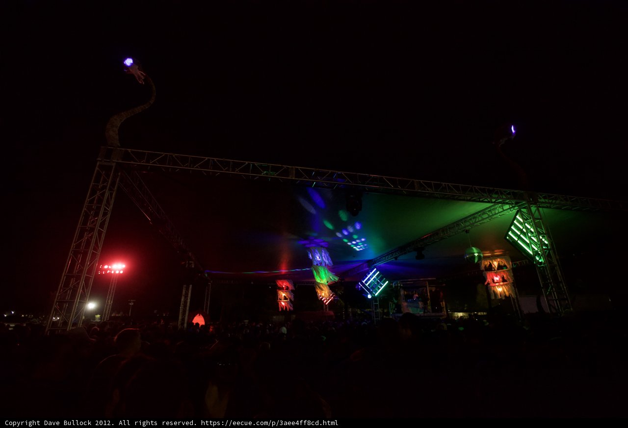 Electrifying Night Stage