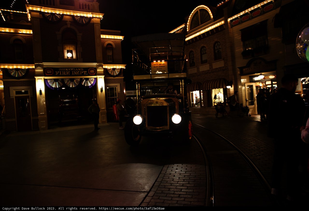 Enchanting Trolley Ride at Disneyland