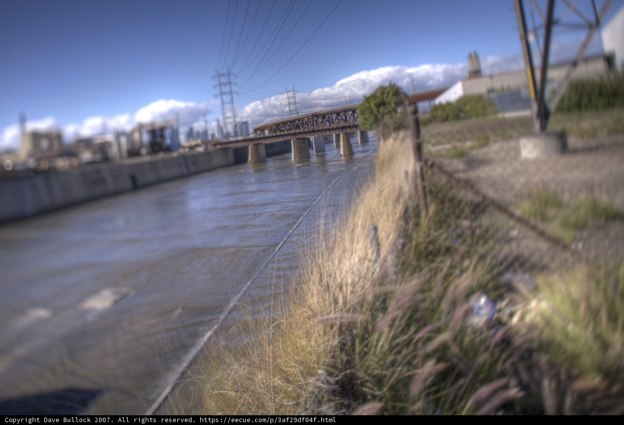 Vernon Bridge, a Scenic View of the River