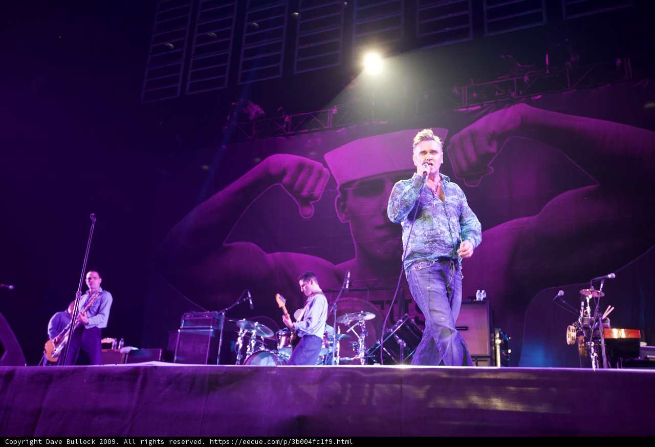 Morrissey Rocks Coachella Stage