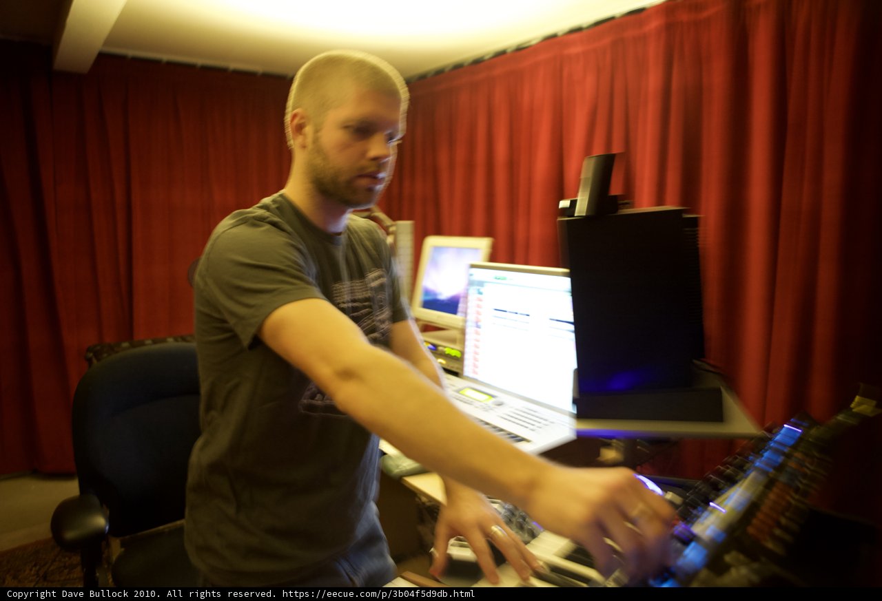 Morgan Page Mixing Music in 2010