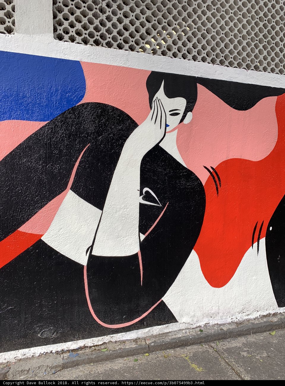 The Woman in Black and Red