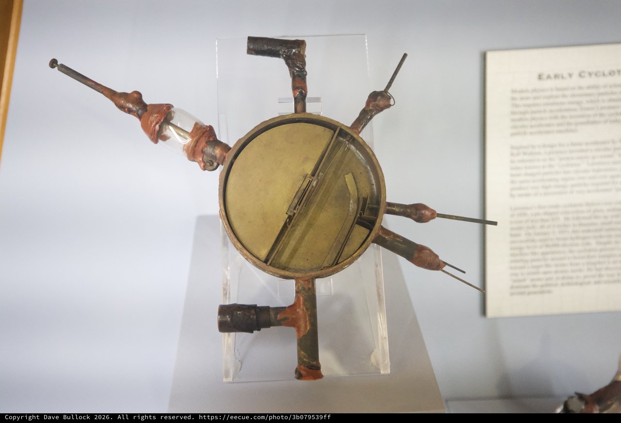 Ancient Surgical Tools Museum Display with Mirror