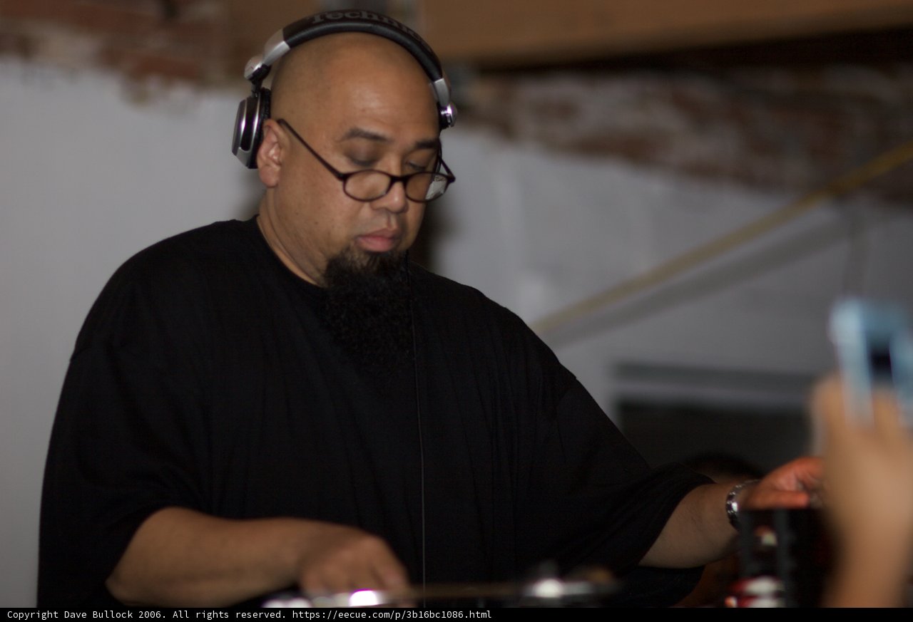 DJ Rhettmatic spinning the night away