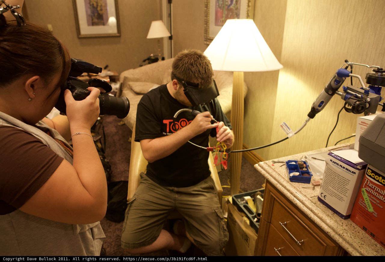 Capturing a Moment in Artful Surroundings