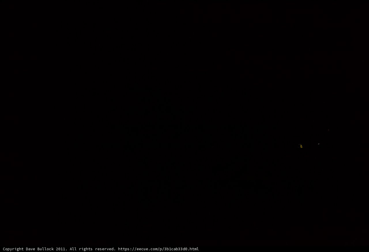 Night Sky Silhouette