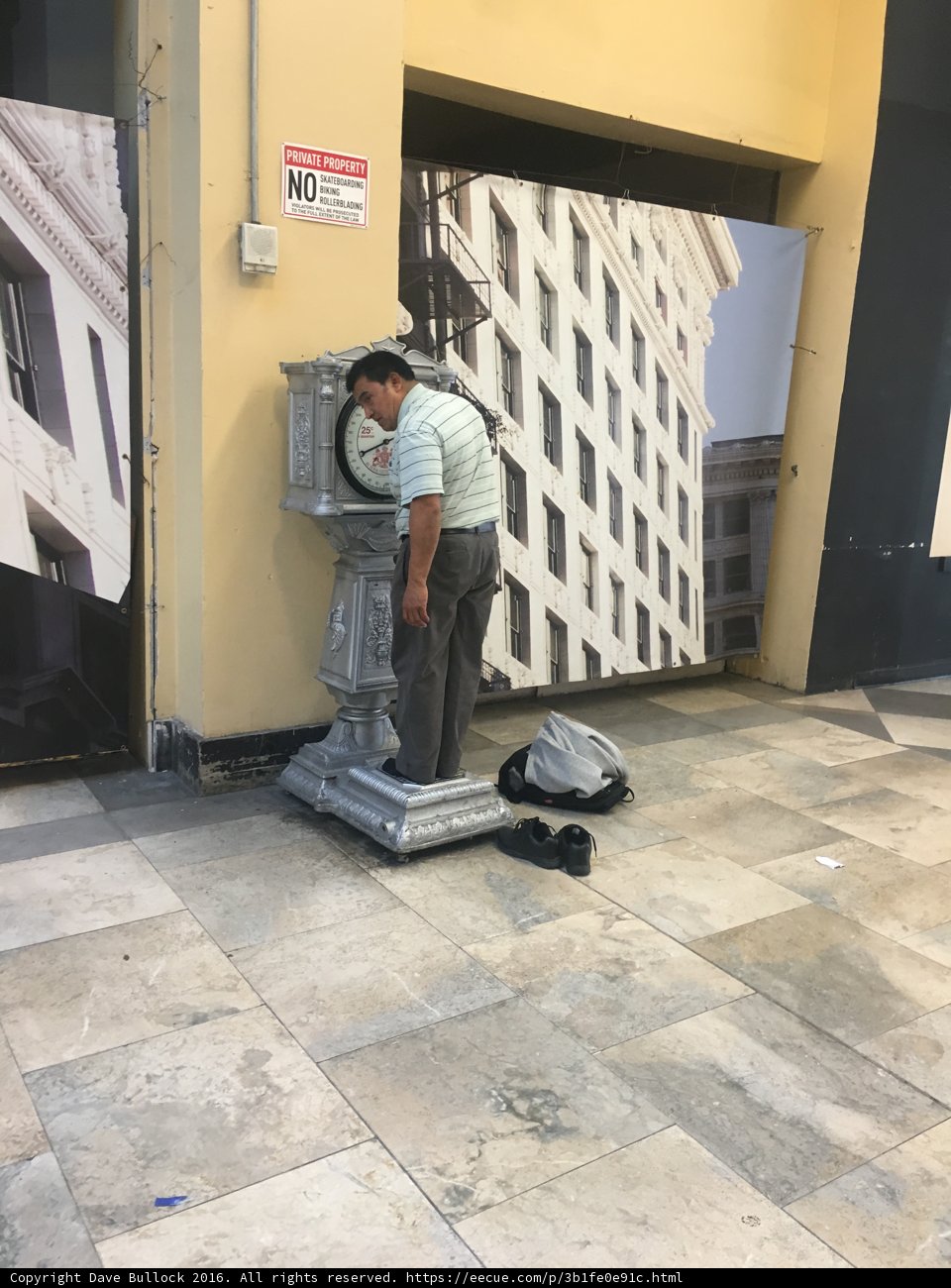 The Man and the Statue