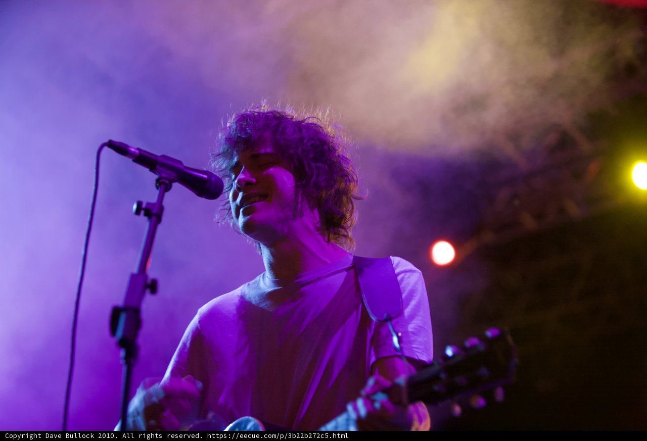 Andrew VanWyngarden Rocking Out on Stage