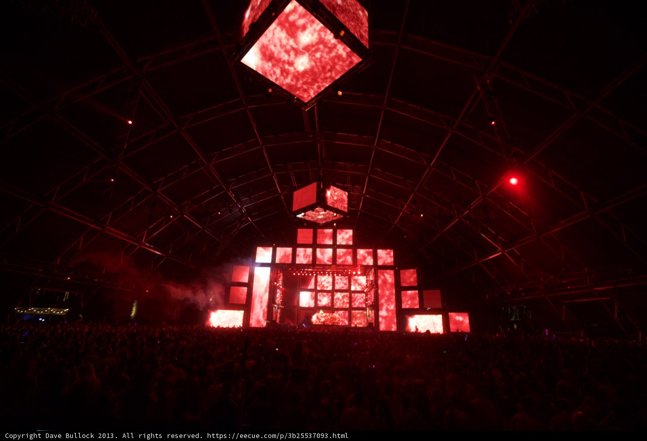 Red Light & Cube on Coachella Stage