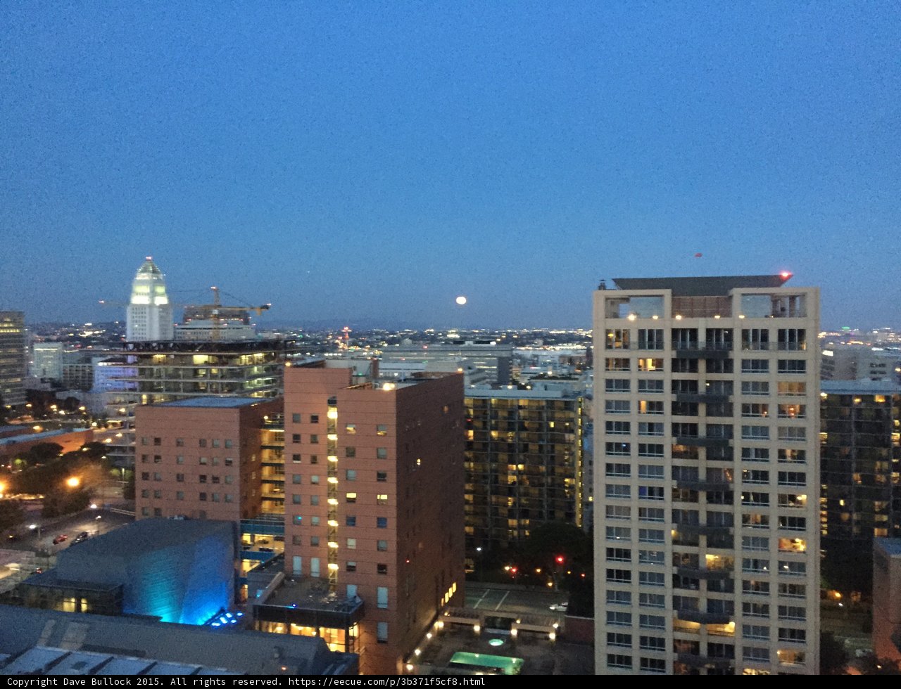 DTLA Blue Hour View