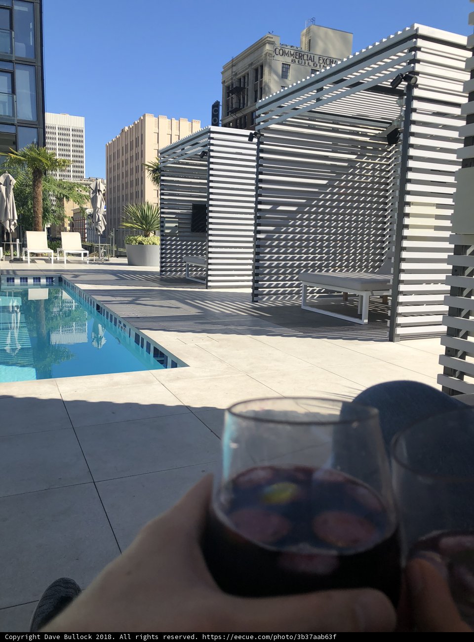 Poolside Wine