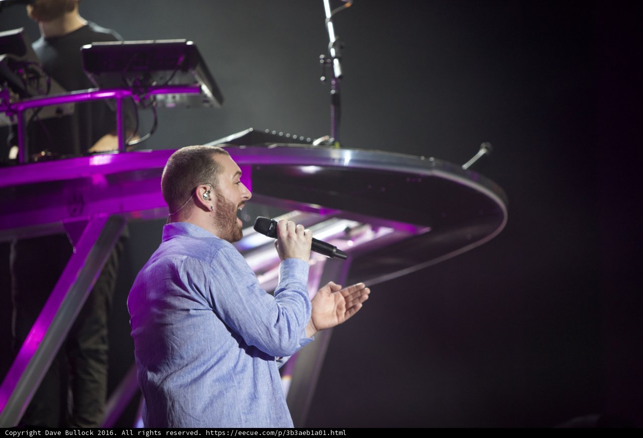 Blue Shirt Performer Rocks the Stage at Coachella