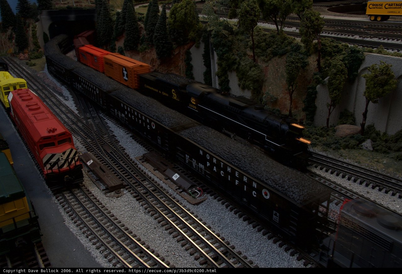 One of Three Trains at the Railroad Museum