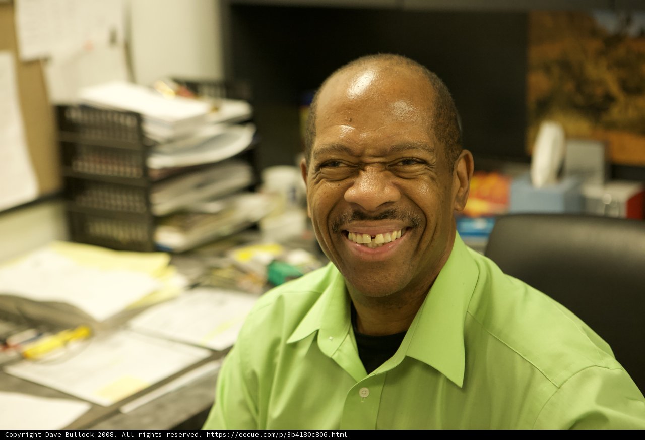 Happy Executive at His Desk