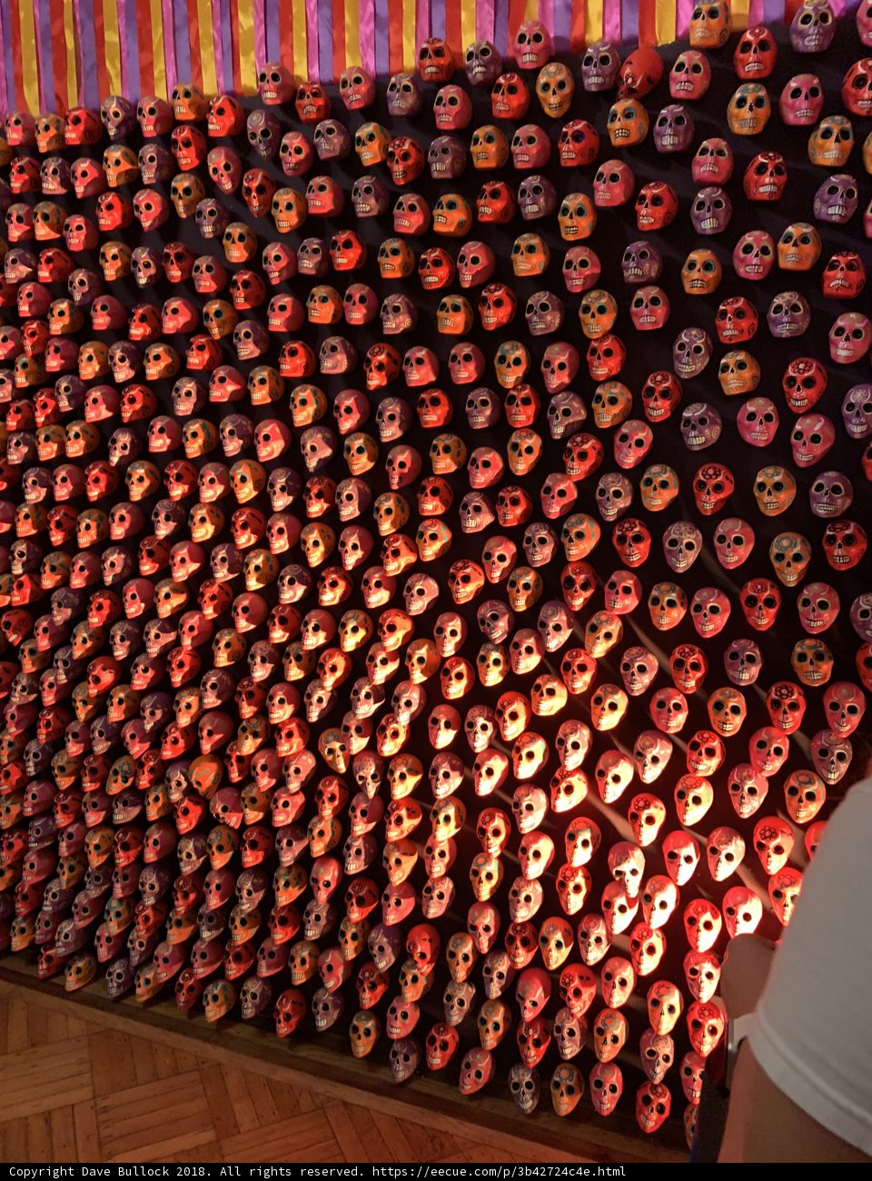 The Vibrant Wall of Masks