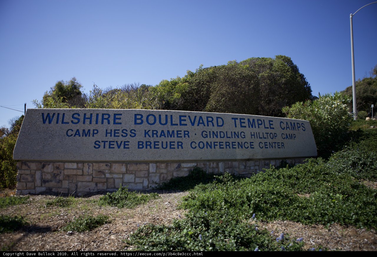 The Tent City on Wilshire Boulevard