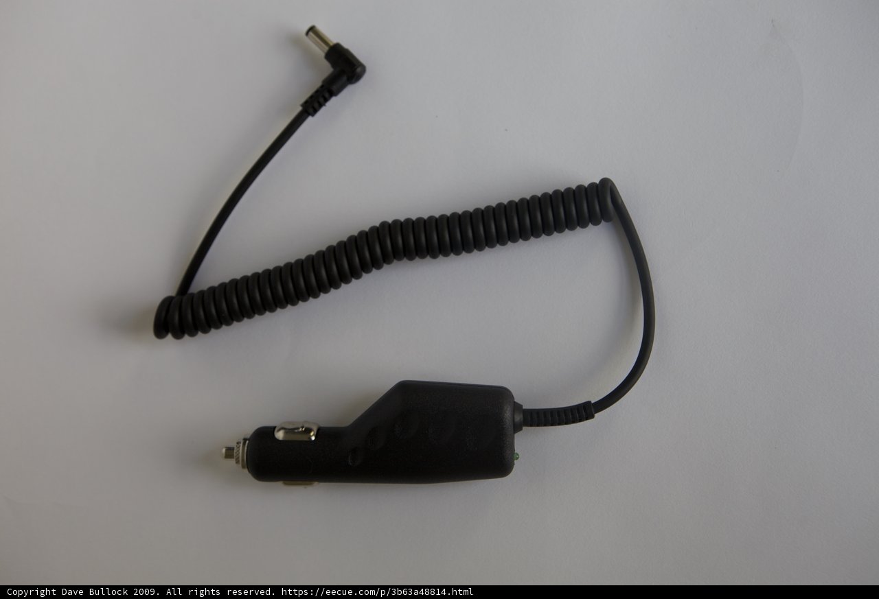 Black Car Charger with Cord