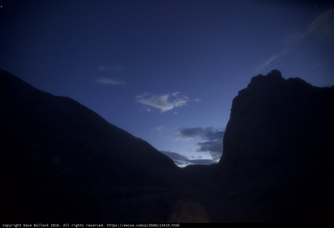 Canyon Nightscape