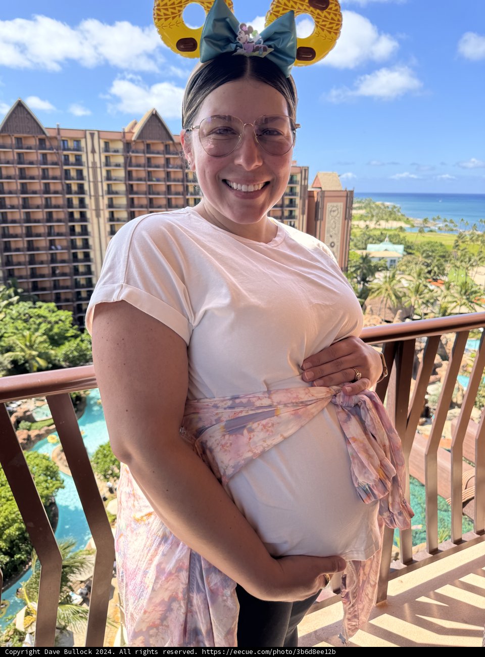 A Radiant Smile Overlooking Paradise