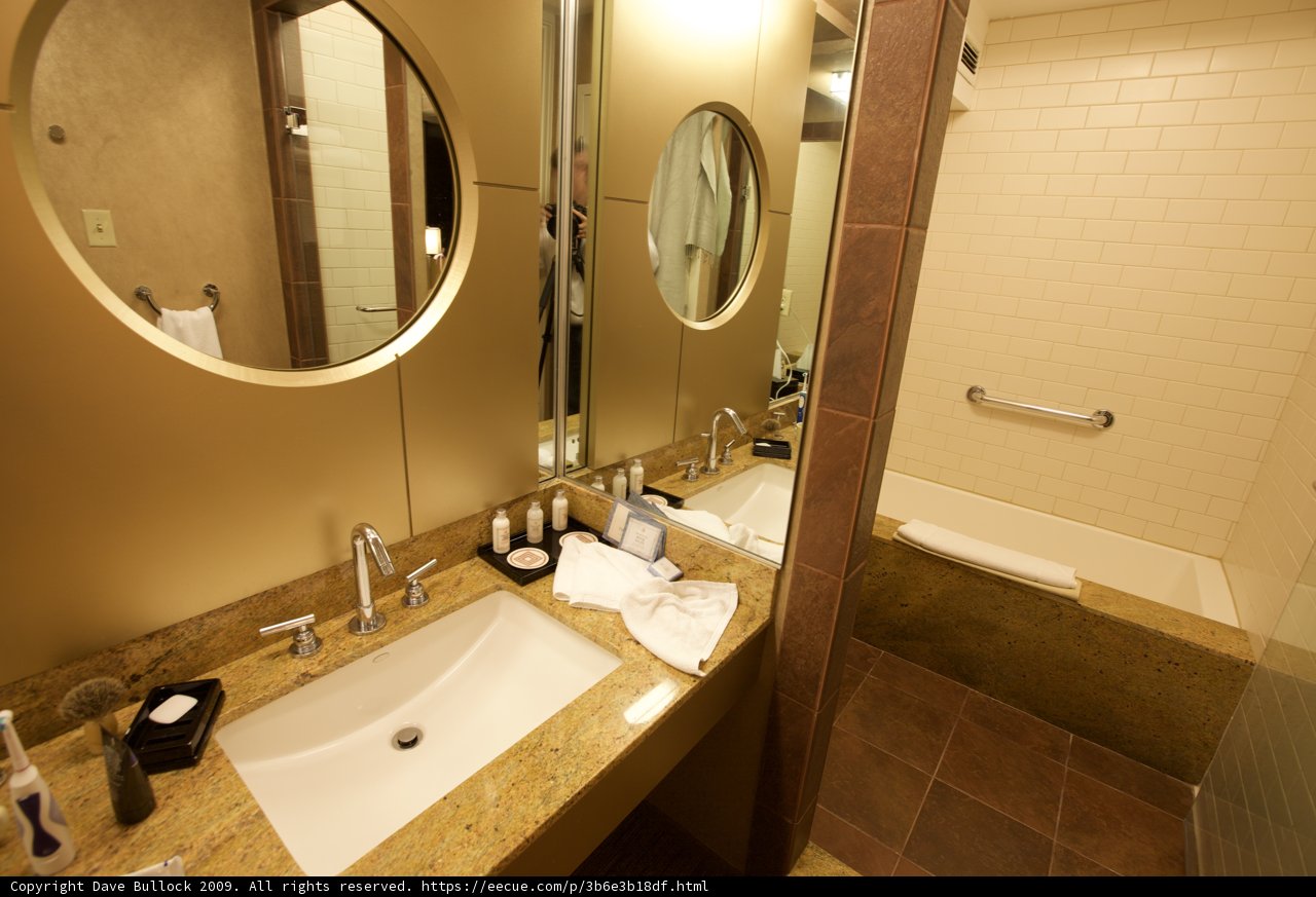 Double Sink Bathroom with Bathtub