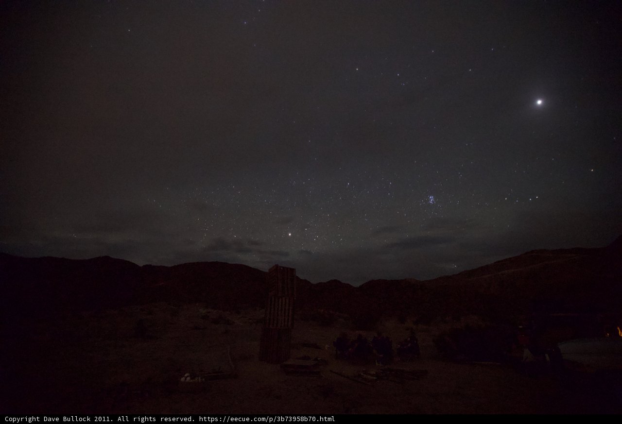 Starry Night in the Desert
