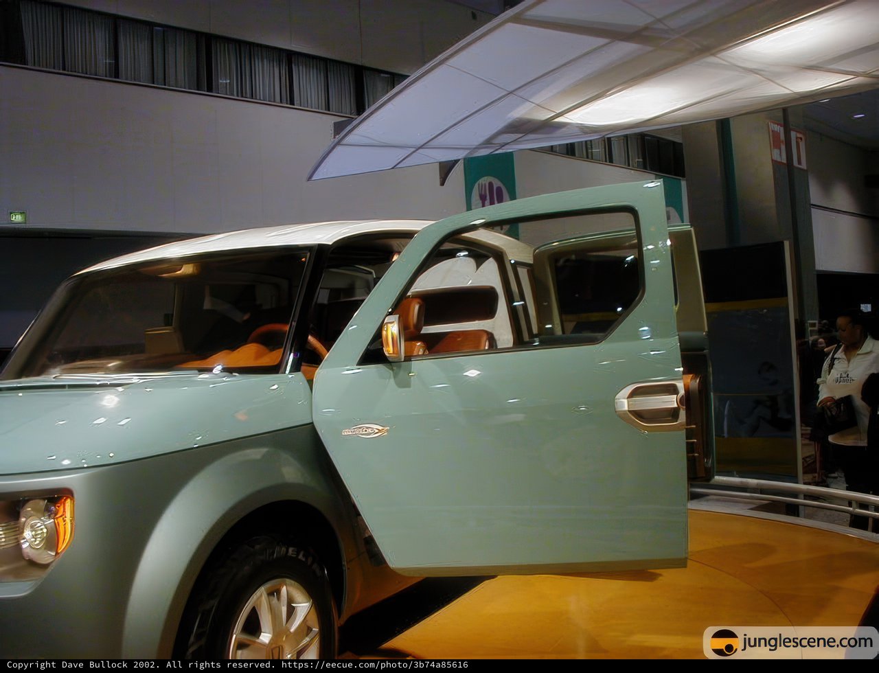 Small Blue Car Shines at LA Auto Show
