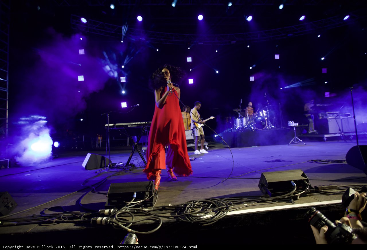 Solange Standing Full Height Red Dress Natural Hair