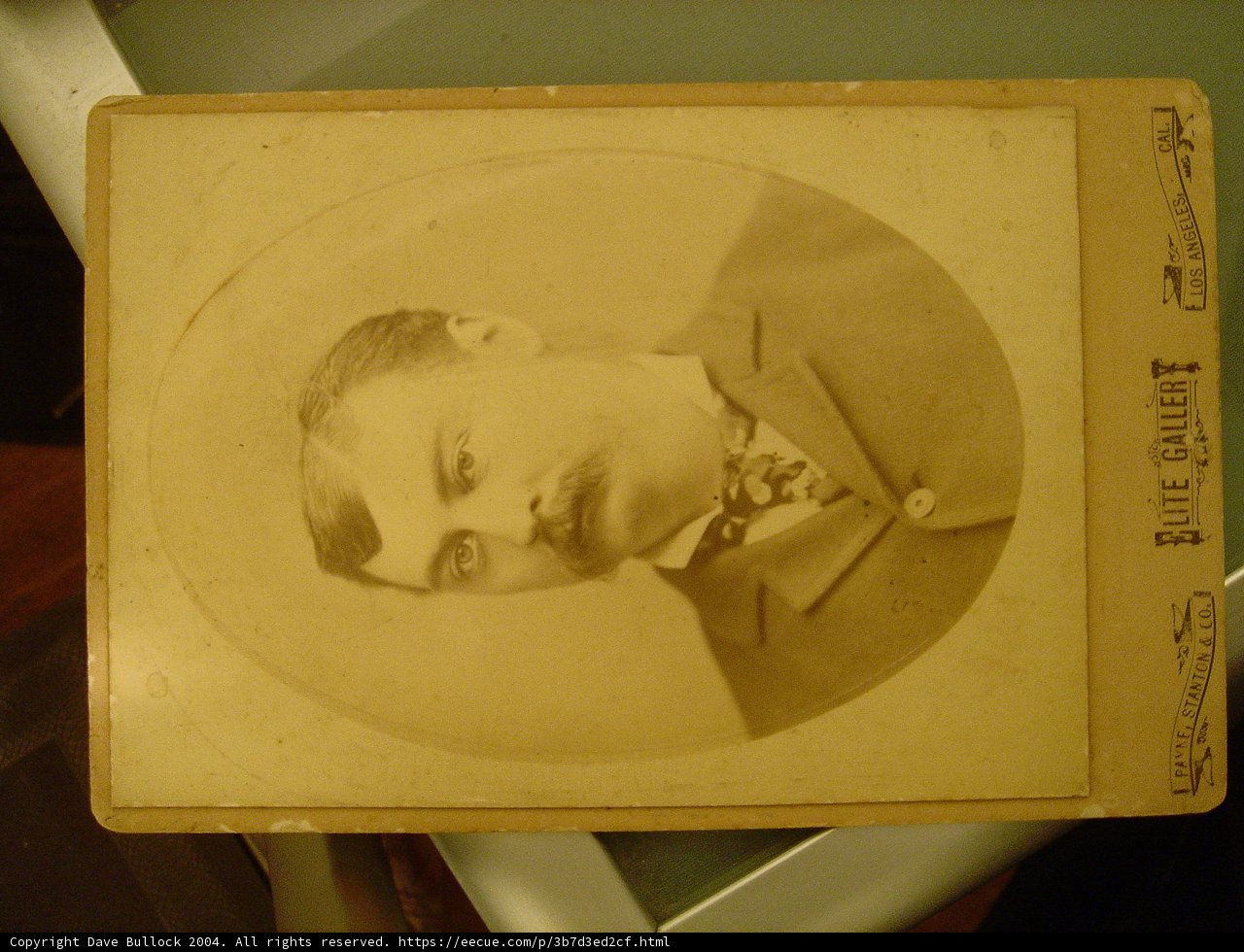 Vintage Portrait of a Mustachioed Man