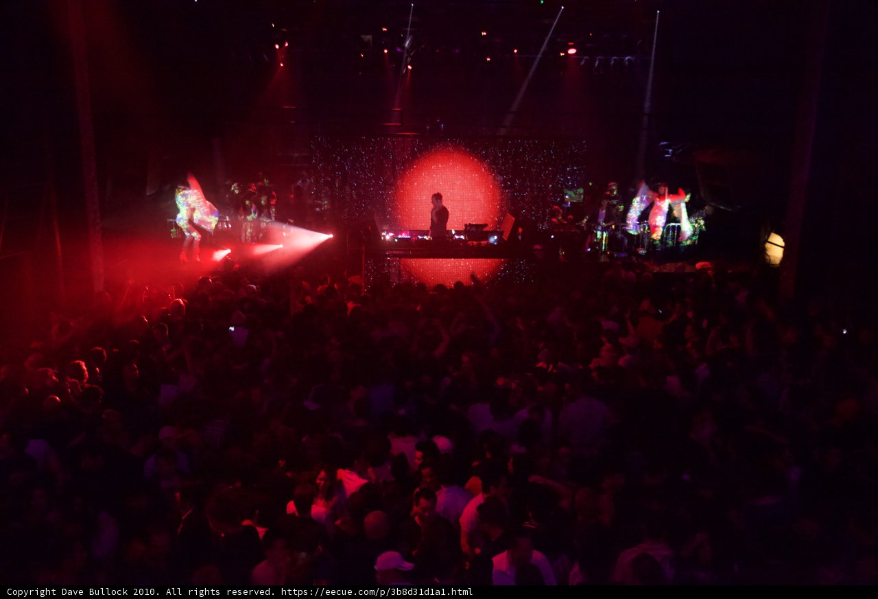 Red Spotlight Rock Concert