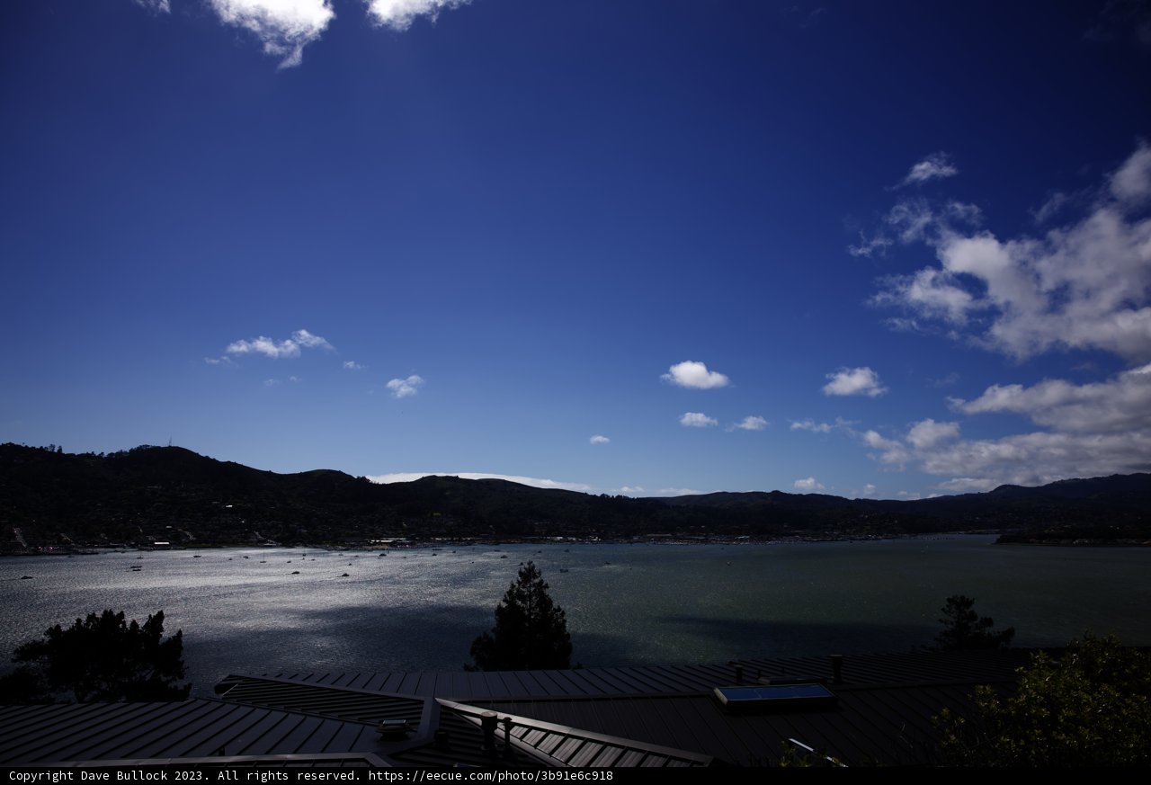 Panoramic View of Tiburon Bay