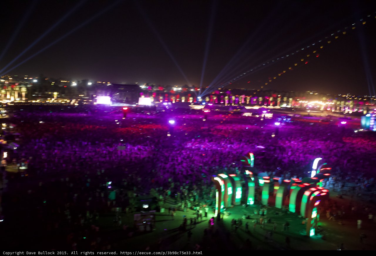Bright Lights and Big Crowds at Coachella Concert