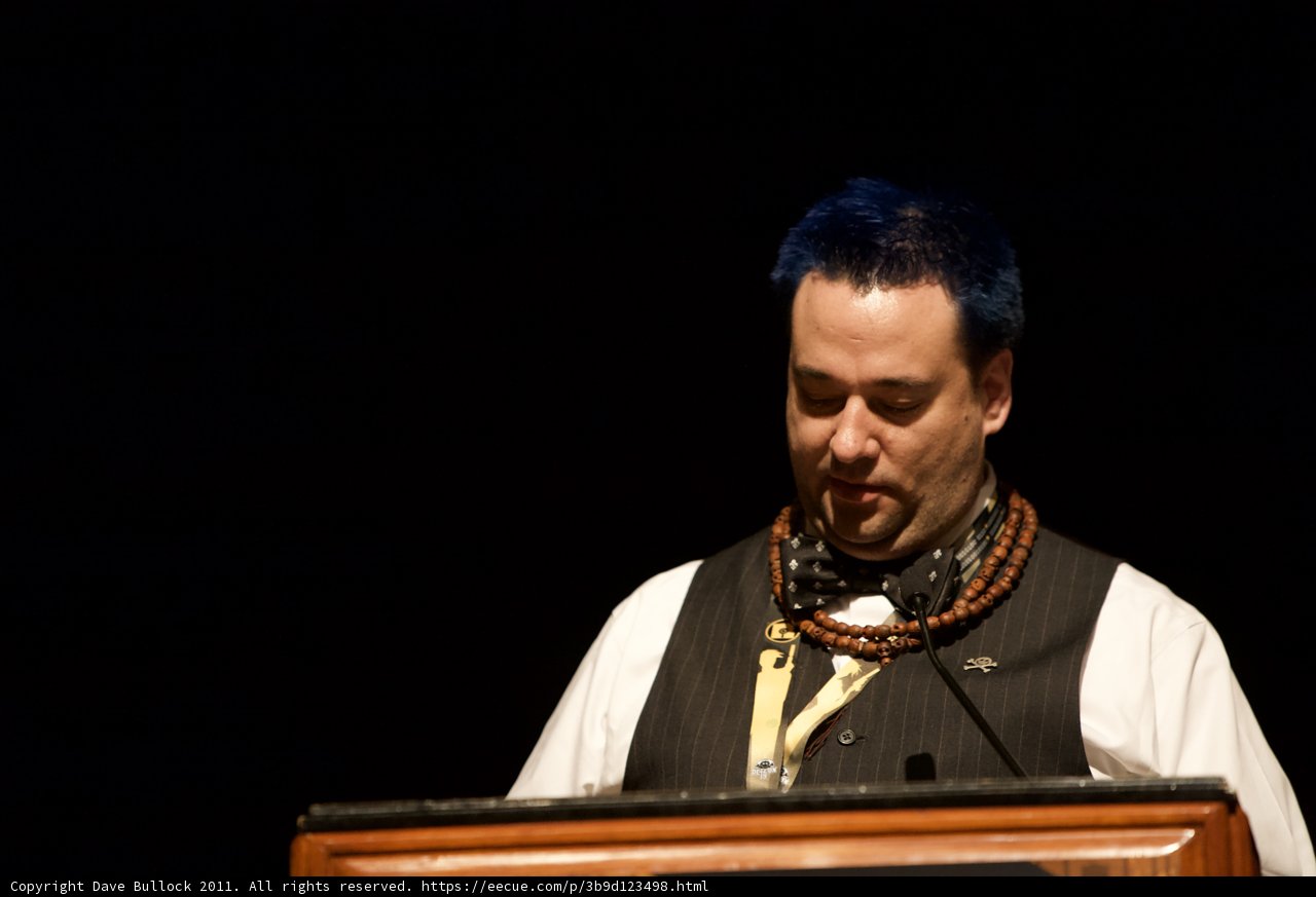 Blue Haired Man, Giving a Voice