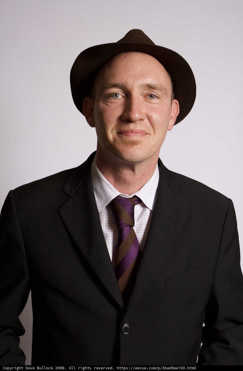 Dapper Man in a Suit and Hat