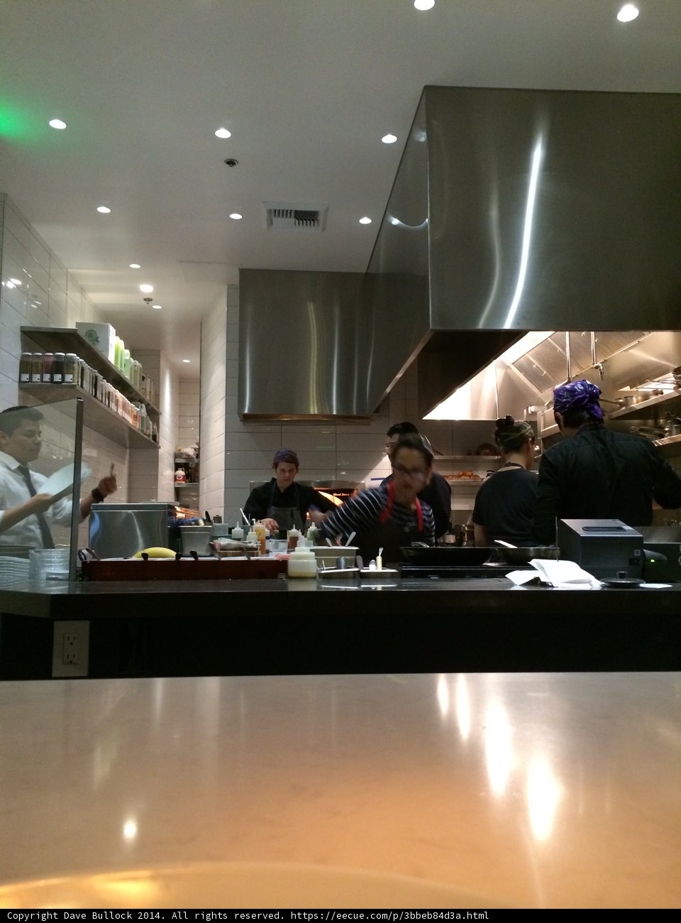 Busy Kitchen at a Restaurant in LA