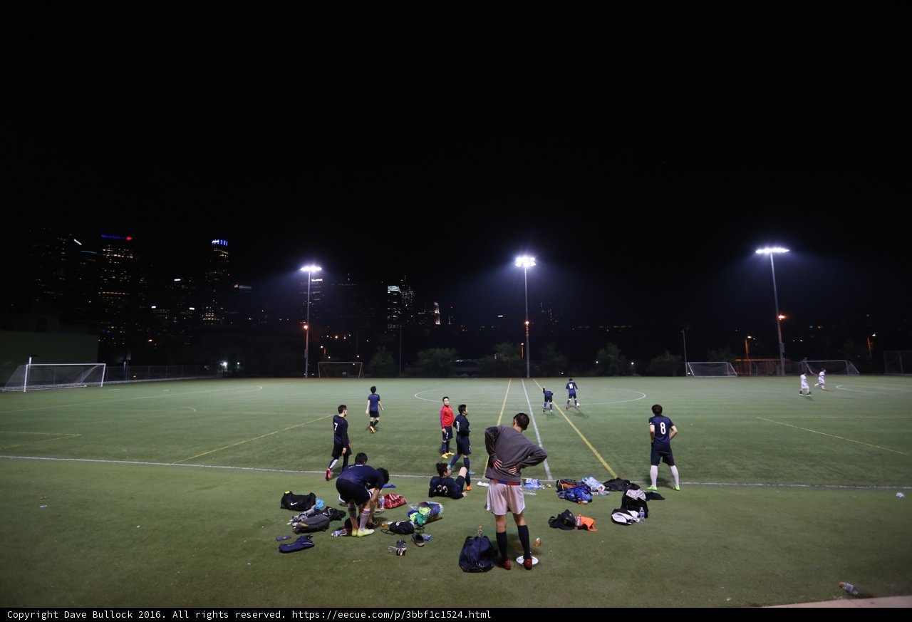 Nighttime Recreation with Friends