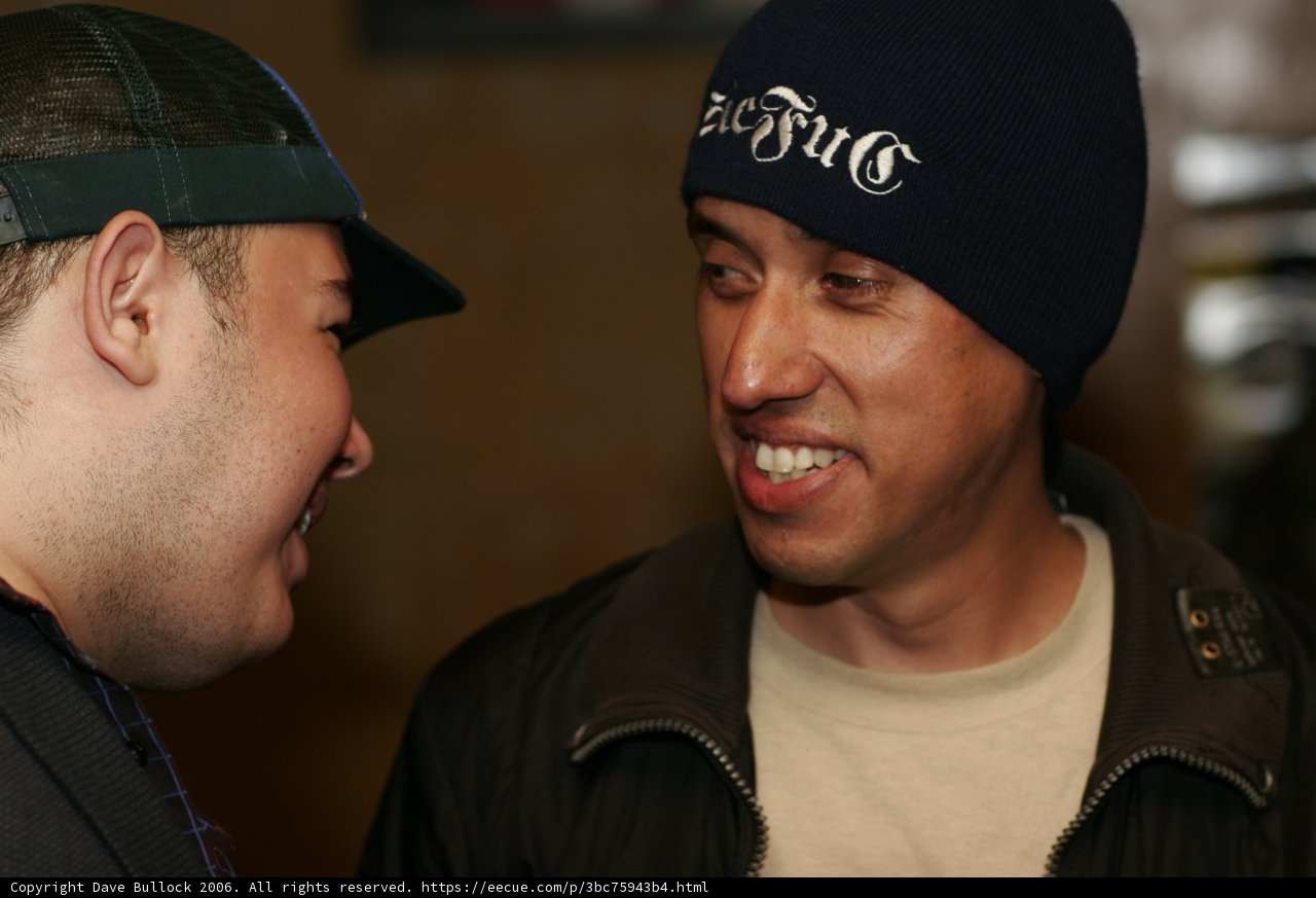 A Casual Chat between Two Men