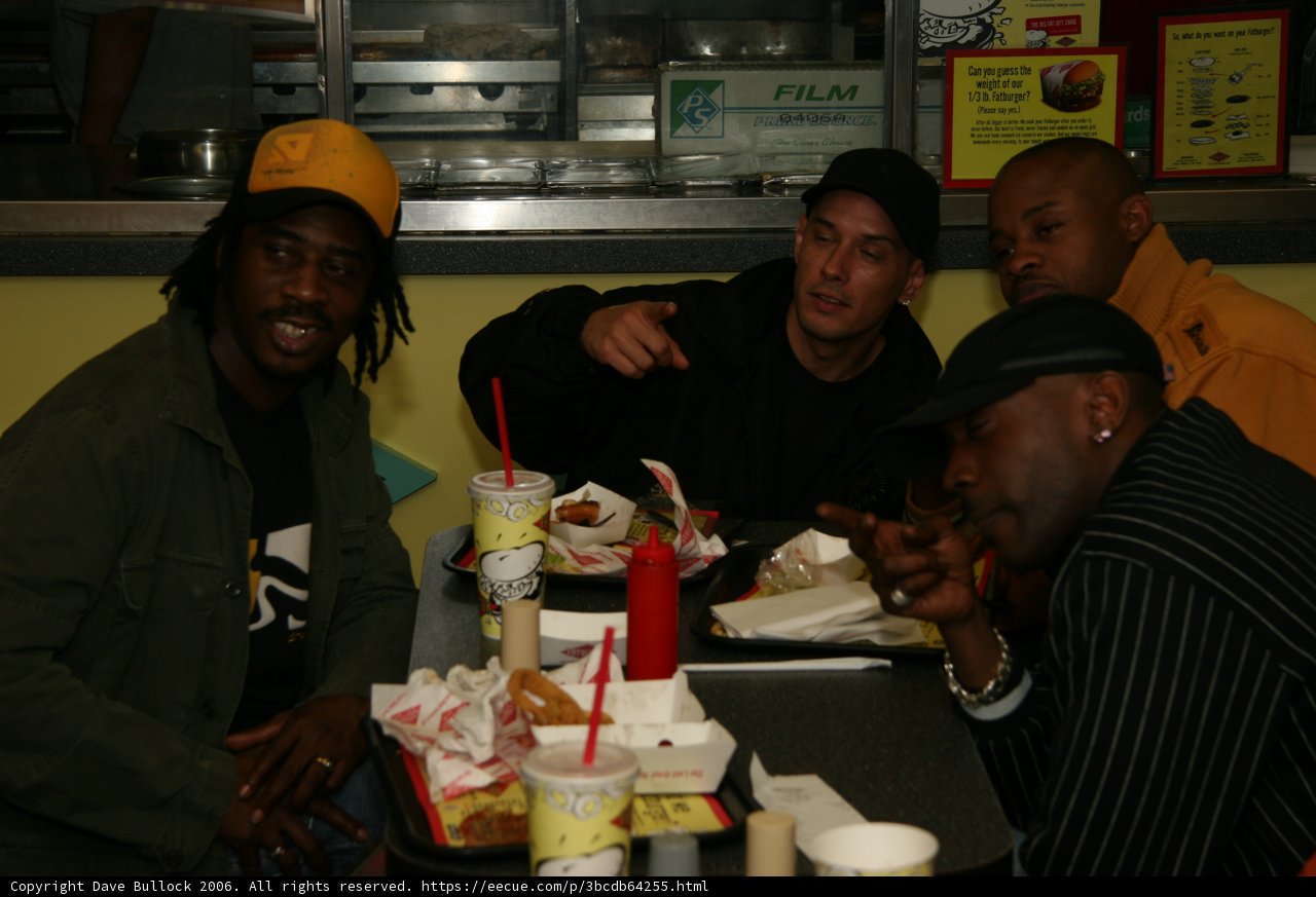 Lunch with the Boys at the Food Court
