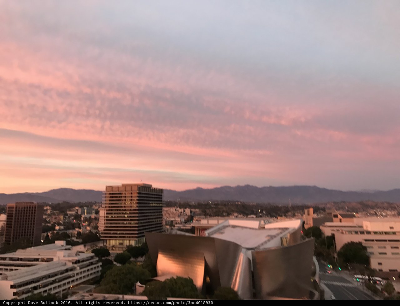 Sunset Over the City of Angels