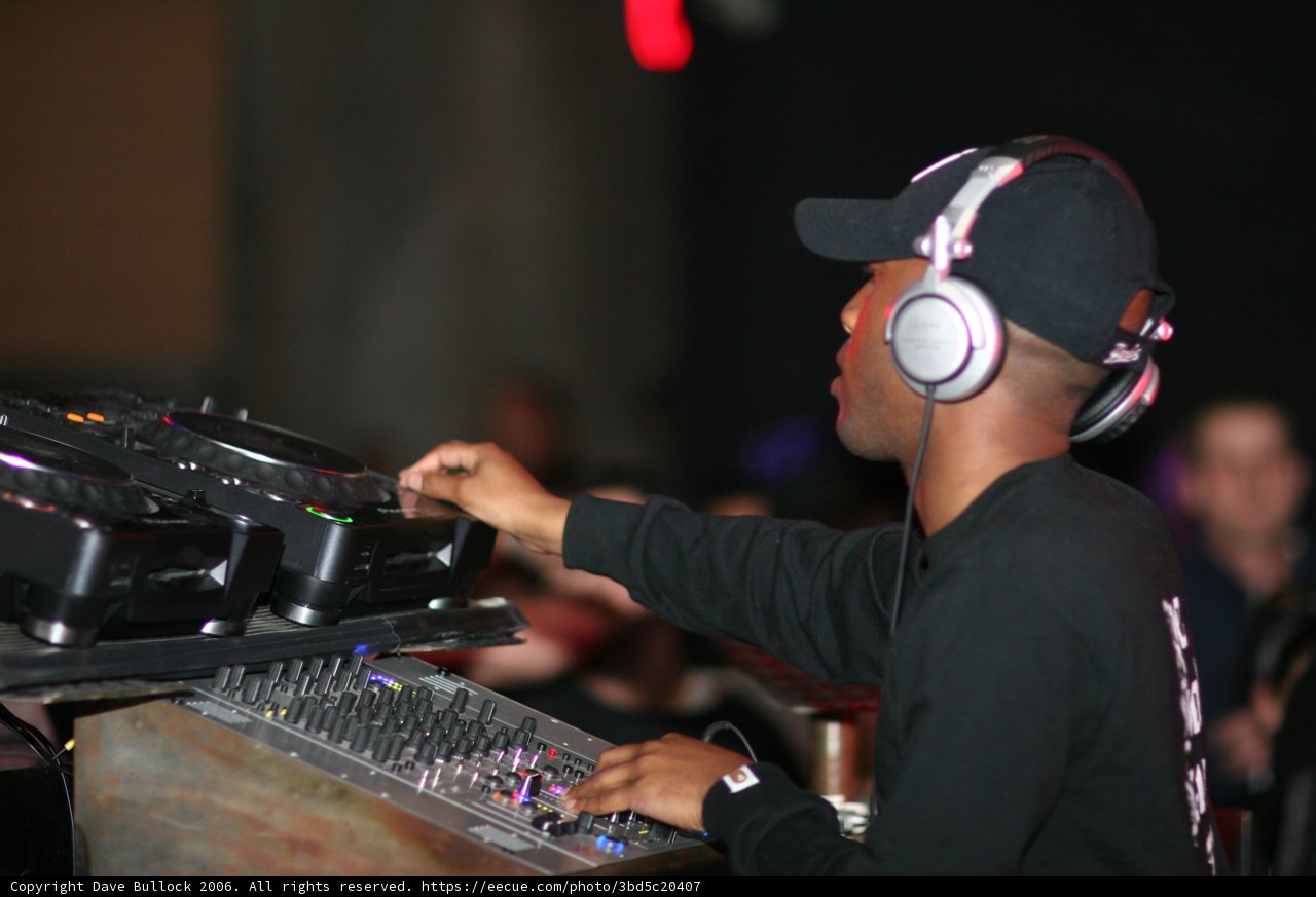 The Deejay in Black