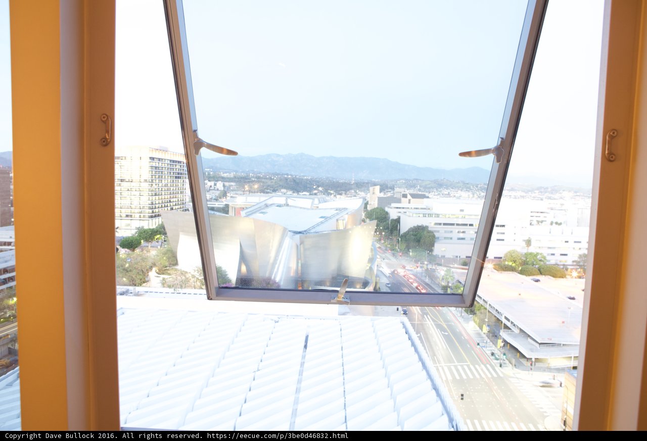 City Scape View through the Window